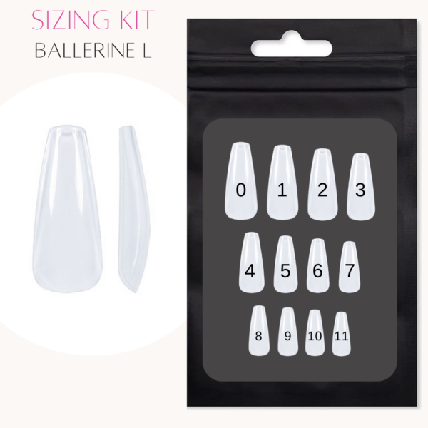 Sizing Kit - Ballerine L - Roses on the nails®