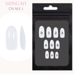 Sizing Kit - Ovale L - Roses on the nails®